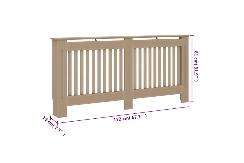 vidaXL 288181 Radiator Cover 172x19x81cm Mdf vidaXL 288181 Radiator Cover 172x19x81cm Mdf