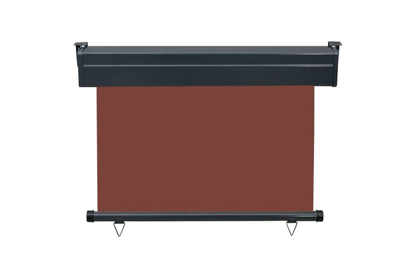 vidaXL Balcony Side Awning 105x250cm Brown vidaXL Balcony Side Awning 105x250cm Brown