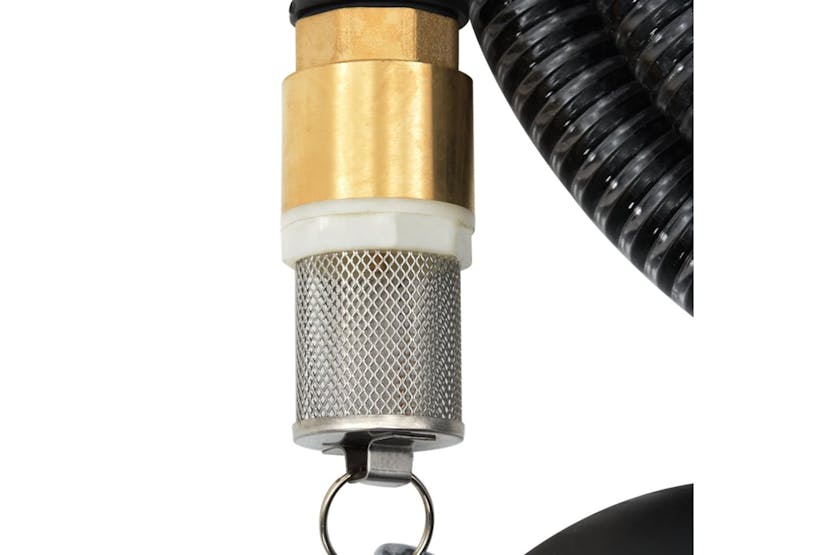 vidaXL 151057 Suction Hose With Brass Connectors 4 M 25mm Black vidaXL 151057 Suction Hose With Brass Connectors 4 M 25mm Black
