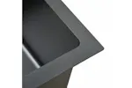 vidaXL 51521 Handmade Kitchen Sink Black Stainless Steel vidaXL 51521 Handmade Kitchen Sink Black Stainless Steel