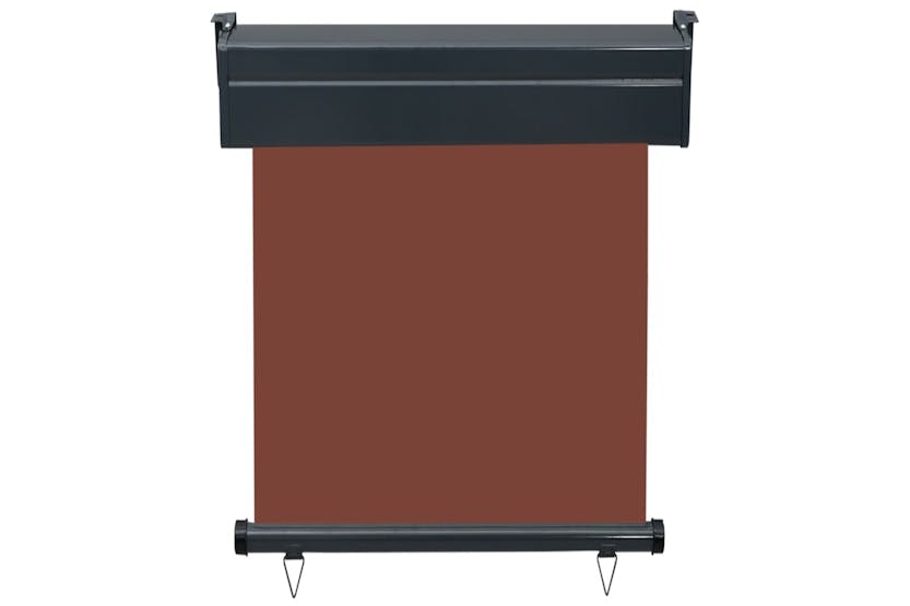 vidaXL Balcony Side Awning 65x250cm Brown vidaXL Balcony Side Awning 65x250cm Brown