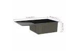 vidaXL 51521 Handmade Kitchen Sink Black Stainless Steel vidaXL 51521 Handmade Kitchen Sink Black Stainless Steel