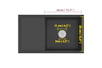 vidaXL 51521 Handmade Kitchen Sink Black Stainless Steel vidaXL 51521 Handmade Kitchen Sink Black Stainless Steel