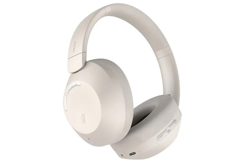 Mixx Streamq C4 Active Noise Cancelling Over Ear Wireless Headphones | Sand Mixx Streamq C4 Active Noise Cancelling Over Ear Wireless Headphones | Sand