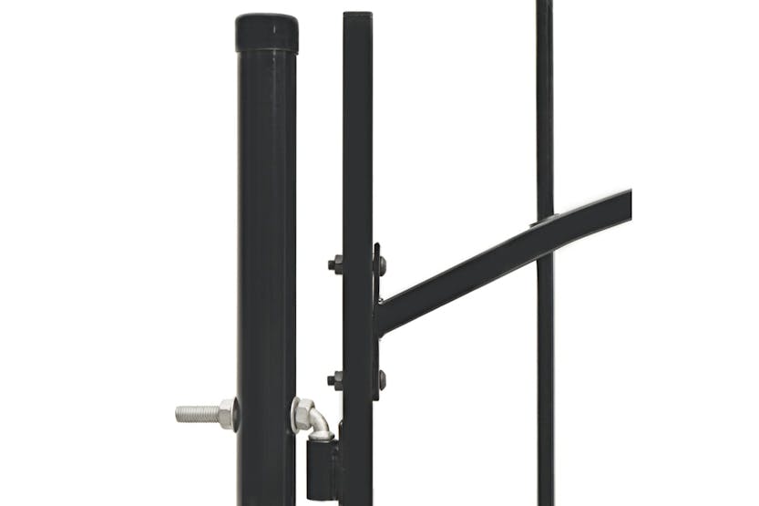 vidaXL 143059 Garden Gate Steel 1x1.75 M Black vidaXL 143059 Garden Gate Steel 1x1.75 M Black