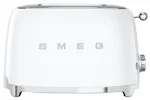 Smeg 50's Retro Style Aesthetic 2 Slice Toaster | TSF01WHUK | White Smeg 50's Retro Style Aesthetic 2 Slice Toaster | TSF01WHUK | White
