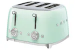 Smeg 50's Retro Style 4 Slice Toaster | TSF03PGUK | Pastel Green Smeg 50's Retro Style 4 Slice Toaster | TSF03PGUK | Pastel Green