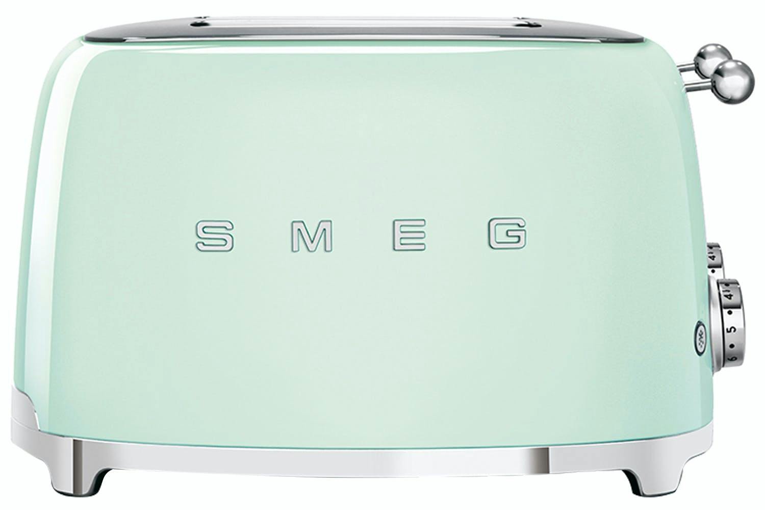 Smeg 50's Retro Style 4 Slice Toaster | TSF03PGUK | Pastel Green