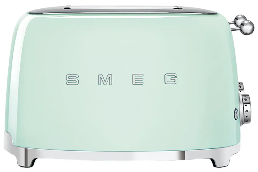 Smeg 50's Retro Style 4 Slice Toaster | TSF03PGUK | Pastel Green Smeg 50's Retro Style 4 Slice Toaster | TSF03PGUK | Pastel Green