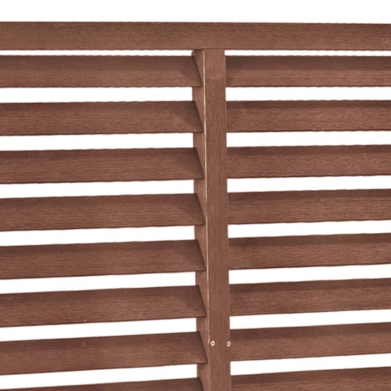 vidaXL 49078 Louver Fence Wpc 170x170cm Brown vidaXL 49078 Louver Fence Wpc 170x170cm Brown