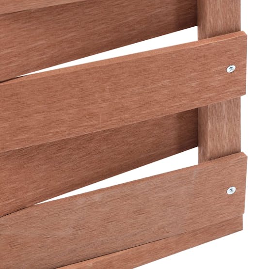 vidaXL 148994 Fence Panel Wpc 170x180cm Brown vidaXL 148994 Fence Panel Wpc 170x180cm Brown