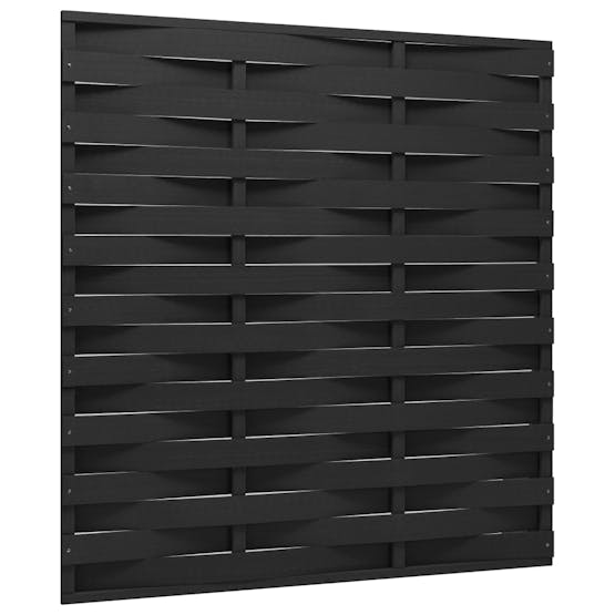 vidaXL 148996 Fence Panel Wpc 170x180cm Black vidaXL 148996 Fence Panel Wpc 170x180cm Black