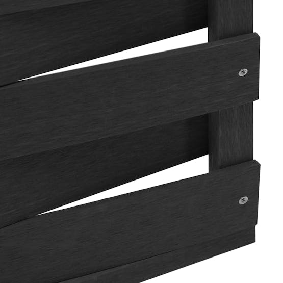 vidaXL 148996 Fence Panel Wpc 170x180cm Black vidaXL 148996 Fence Panel Wpc 170x180cm Black