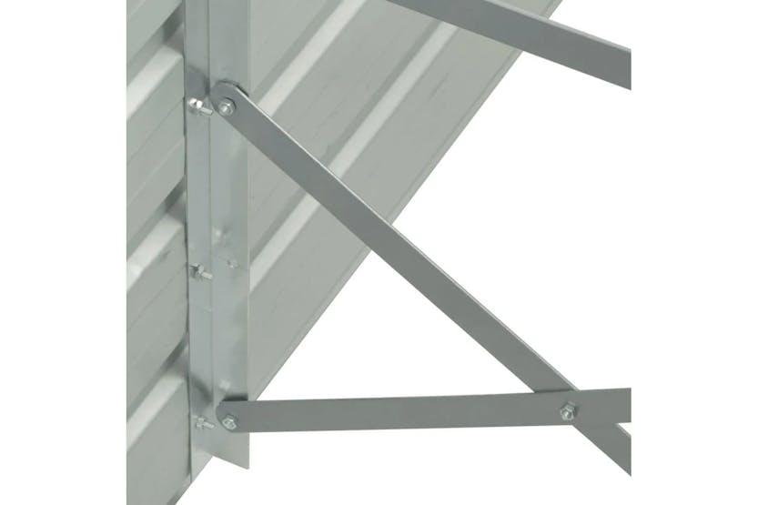 vidaXL 47058 Garden Raised Bed Galvanised Steel 400x80x45cm Brown vidaXL 47058 Garden Raised Bed Galvanised Steel 400x80x45cm Brown