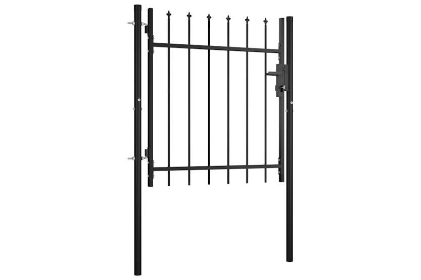 vidaXL 144358 Door Fence Gate With Spear Top 100x75cm vidaXL 144358 Door Fence Gate With Spear Top 100x75cm
