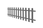 vidaXL 42818 Picket Fence Wpc 200x60cm vidaXL 42818 Picket Fence Wpc 200x60cm