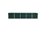 vidaXL 47057 Garden Raised Bed Galvanised Steel 400x80x45cm Green vidaXL 47057 Garden Raised Bed Galvanised Steel 400x80x45cm Green