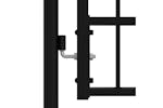 vidaXL 151103 Fence Gate With Spear Top Black 406x223cm Powder-coated Steel vidaXL 151103 Fence Gate With Spear Top Black 406x223cm Powder-coated Steel