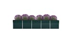 vidaXL 47057 Garden Raised Bed Galvanised Steel 400x80x45cm Green vidaXL 47057 Garden Raised Bed Galvanised Steel 400x80x45cm Green