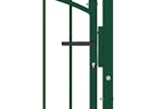 vidaXL 146365 Fence Gate With Arched Top Steel 100x150cm Green vidaXL 146365 Fence Gate With Arched Top Steel 100x150cm Green
