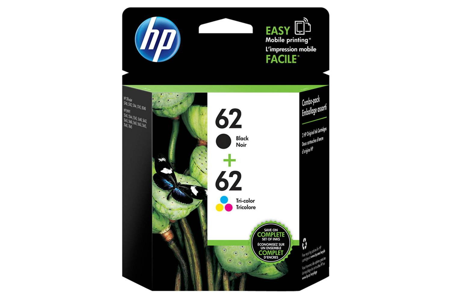 HP 62 Ink Combo Pack | 2 Pack