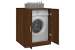 vidaXL 813196 Washing Machine Cabinet Brown Oak 71x71.5x91.5cm vidaXL 813196 Washing Machine Cabinet Brown Oak 71x71.5x91.5cm