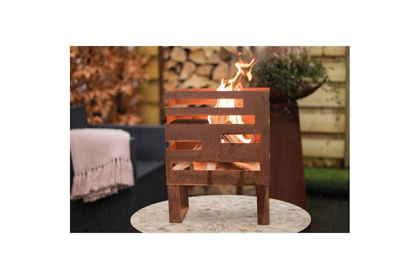 Redfire 429044 Fire Basket Madison Rust Steel Redfire 429044 Fire Basket Madison Rust Steel