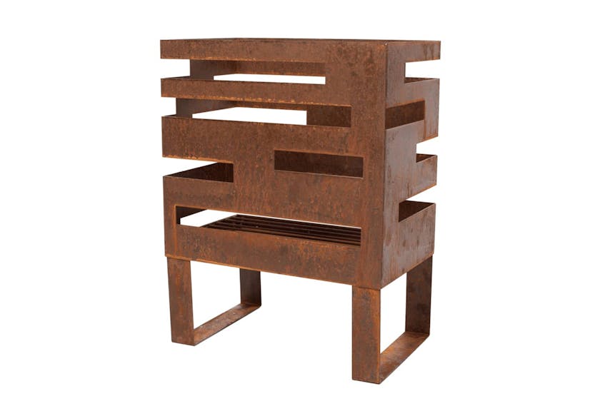 Redfire 429044 Fire Basket Madison Rust Steel Redfire 429044 Fire Basket Madison Rust Steel