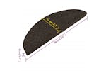 vidaXL 136389 Stair Mats Self-adhesive 15 Pcs 56x17x3cm Anthracite vidaXL 136389 Stair Mats Self-adhesive 15 Pcs 56x17x3cm Anthracite