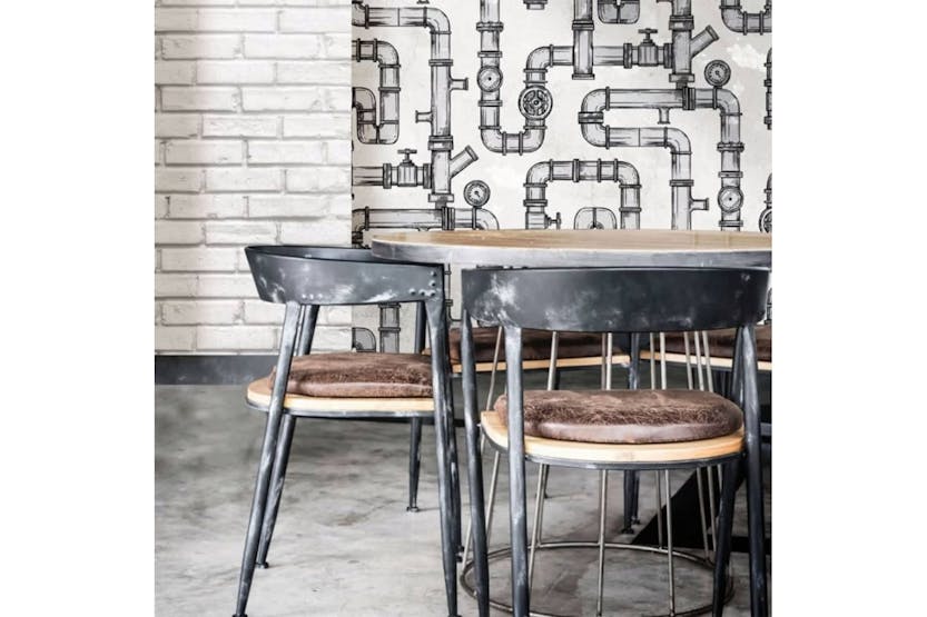 Noordwand 425320 Urban Friends & Coffee Wallpaper Bricks Grey And White Noordwand 425320 Urban Friends & Coffee Wallpaper Bricks Grey And White