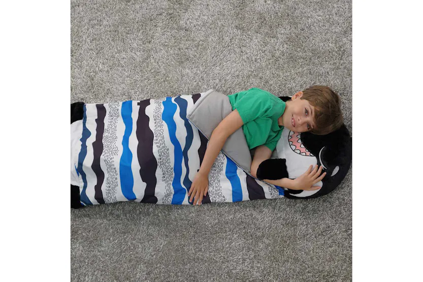 Happy Nappers 2025 Kids Sleeping Bag | Large | Black Shark Happy Nappers 2025 Kids Sleeping Bag | Large | Black Shark