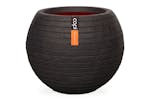 Capi 424267 Vase Nature Row Ball 62x48 Cm Black Kblro271 Capi 424267 Vase Nature Row Ball 62x48 Cm Black Kblro271
