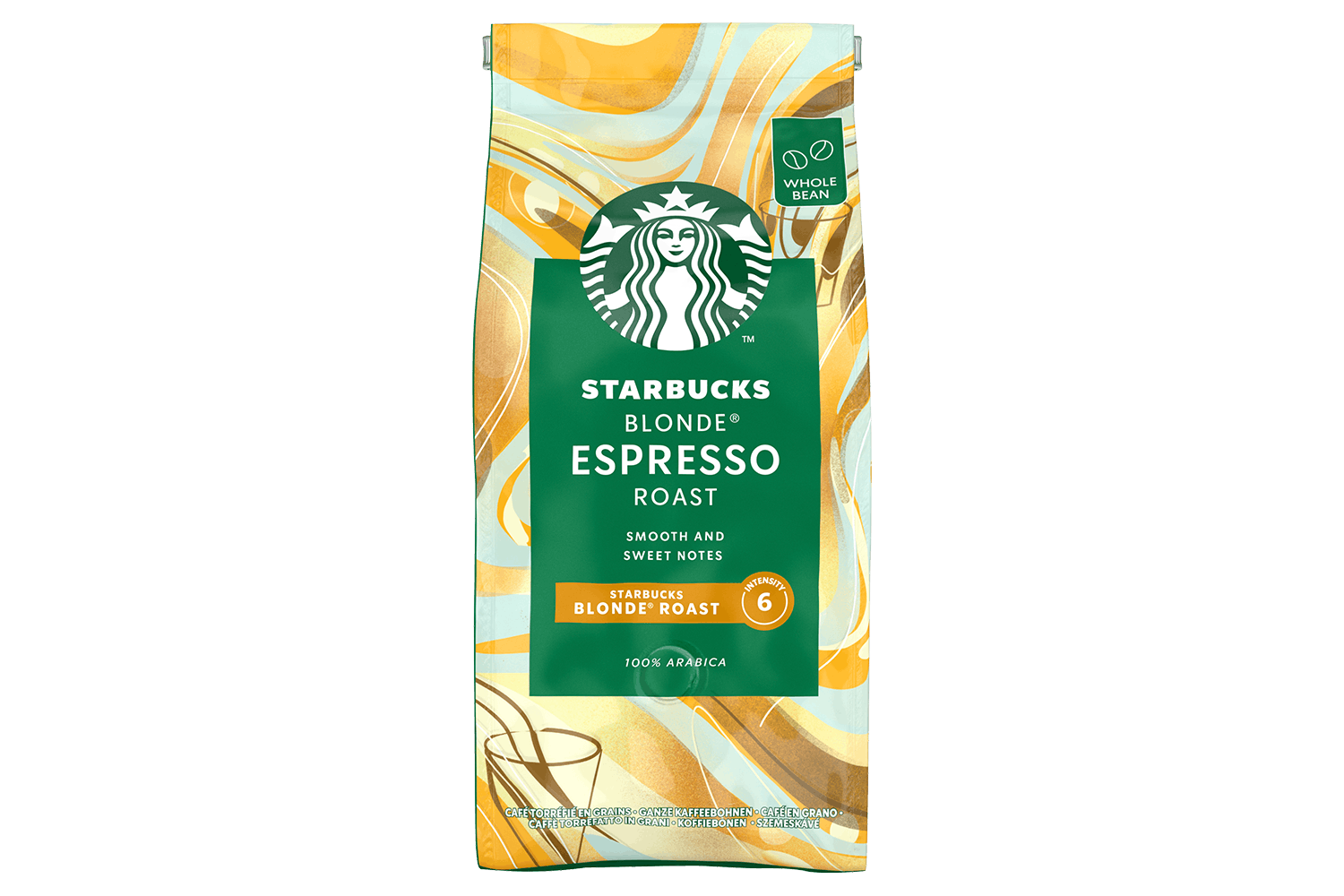 Starbucks Espresso Blonde Roast Whole Bean Coffee | 200g