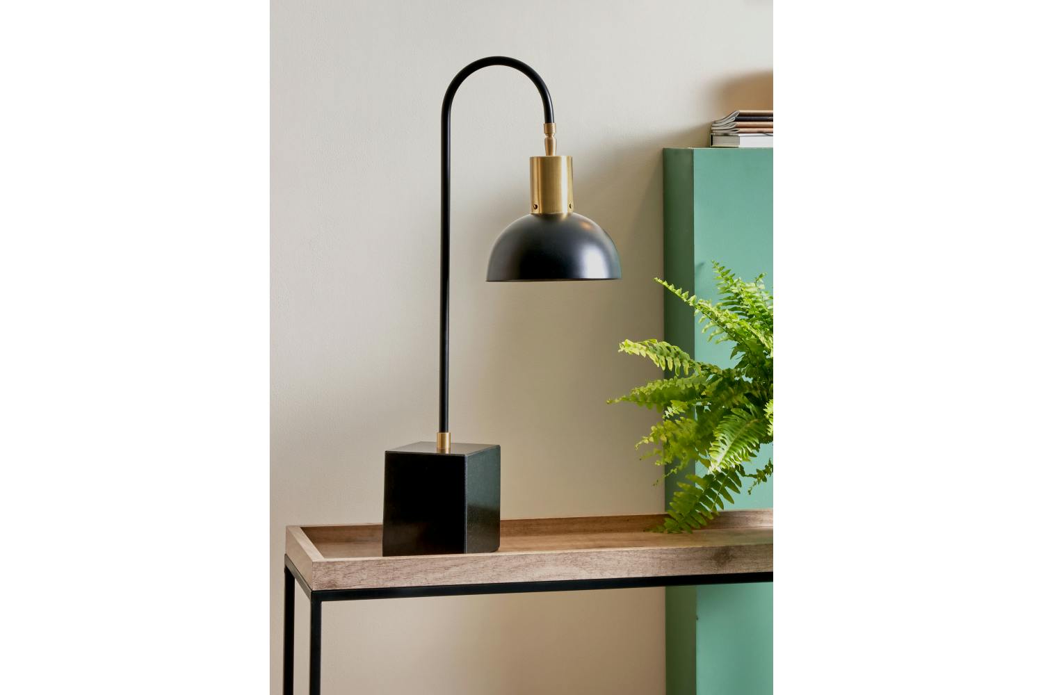 Domed Task Table Lamp | Matt Black