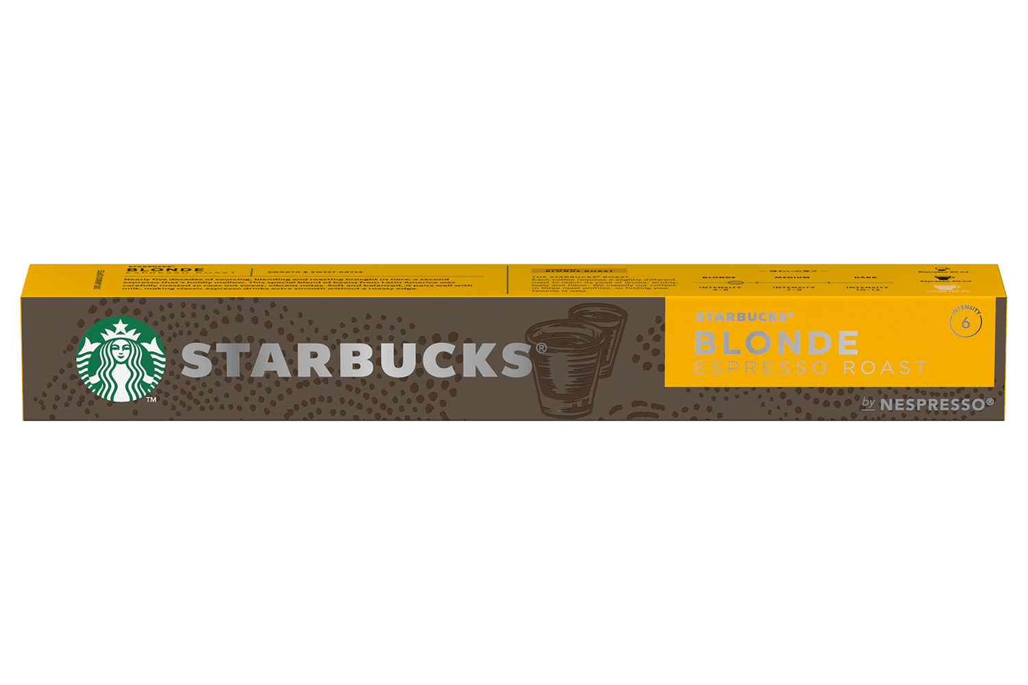 Starbucks by Nespresso Blonde Espresso Coffee Pods |10 Pods