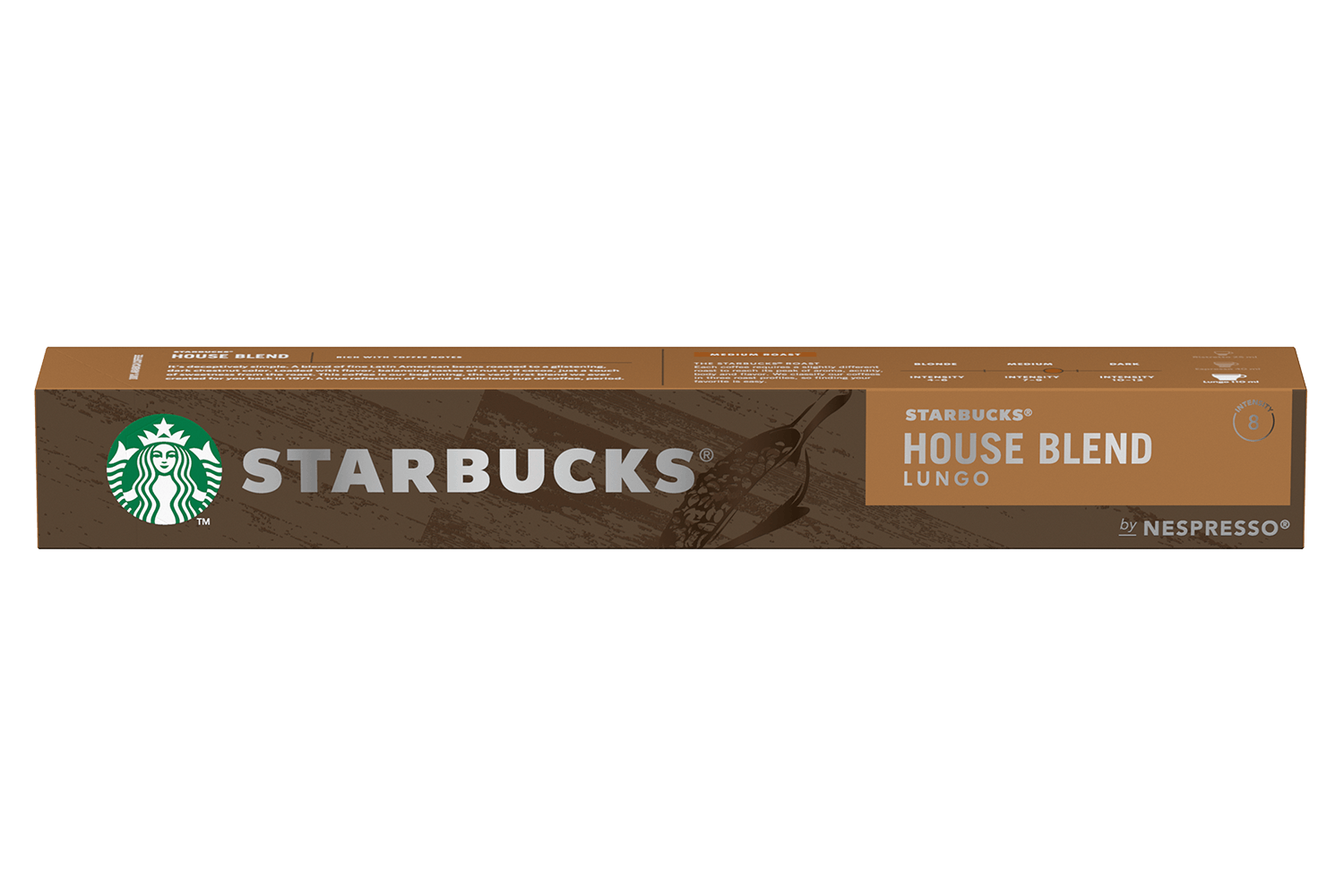 Starbucks by Nespresso House Blend Lungo Coffee Pods |10 Pods