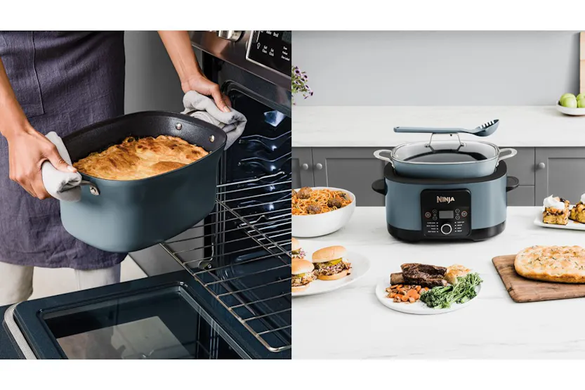 Ninja 8L Foodi Possible 8-in-1 Slow Cooker | MC1001UK | Sea Salt Grey Ninja 8L Foodi Possible 8-in-1 Slow Cooker | MC1001UK | Sea Salt Grey