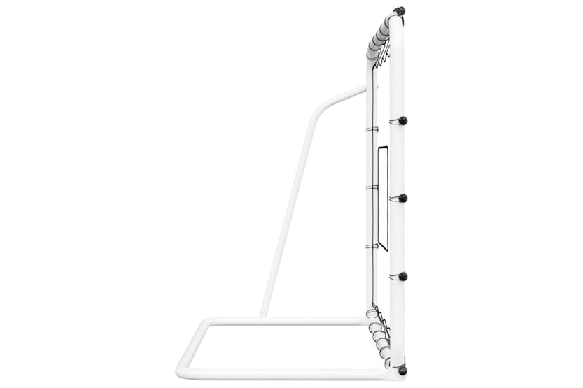 vidaXL Football Net Rebounder White&black 184x61x123cm Steel And Pe vidaXL Football Net Rebounder White&black 184x61x123cm Steel And Pe