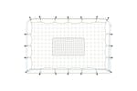 vidaXL Football Net Rebounder White&black 184x61x123cm Steel And Pe vidaXL Football Net Rebounder White&black 184x61x123cm Steel And Pe