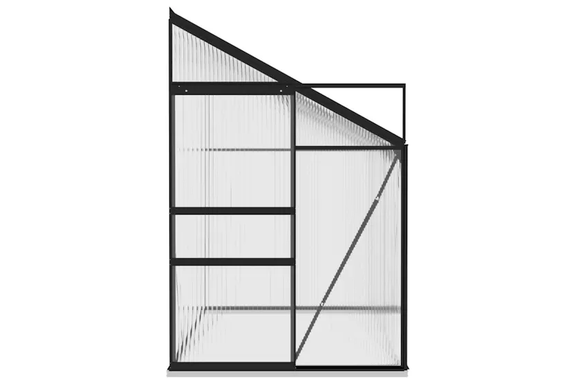 vidaXL 312051 Greenhouse Anthracite Aluminium 5.24 Mâ³ vidaXL 312051 Greenhouse Anthracite Aluminium 5.24 Mâ³