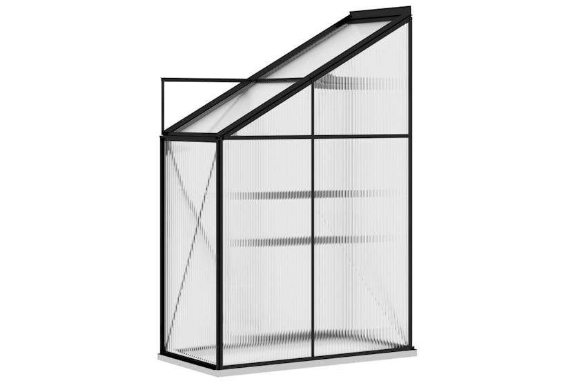 vidaXL 312048 Greenhouse Anthracite Aluminium 1.44 Mâ³ vidaXL 312048 Greenhouse Anthracite Aluminium 1.44 Mâ³