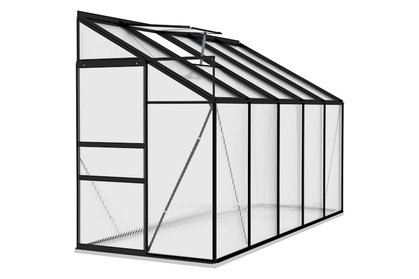 vidaXL 312052 Greenhouse Anthracite Aluminium 6.5 Mâ³ vidaXL 312052 Greenhouse Anthracite Aluminium 6.5 Mâ³