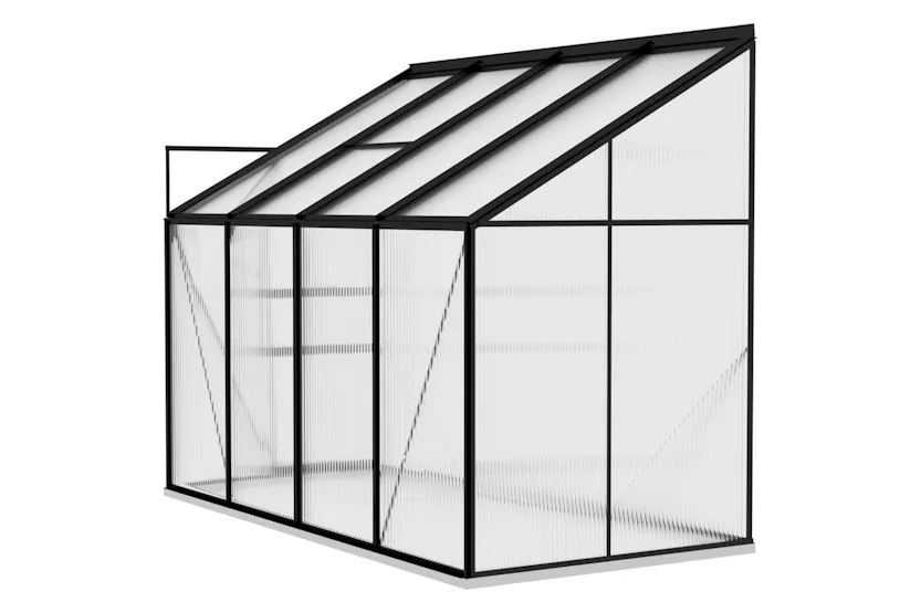 vidaXL 312051 Greenhouse Anthracite Aluminium 5.24 Mâ³ vidaXL 312051 Greenhouse Anthracite Aluminium 5.24 Mâ³