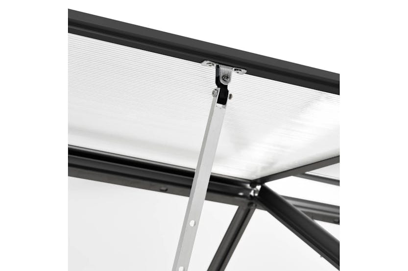 vidaXL 312048 Greenhouse Anthracite Aluminium 1.44 Mâ³ vidaXL 312048 Greenhouse Anthracite Aluminium 1.44 Mâ³