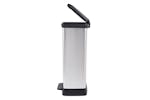 Curver 442064 Pedal Bin Deco 50 L Silver Curver 442064 Pedal Bin Deco 50 L Silver