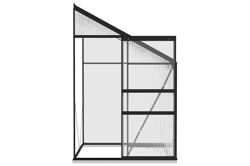 vidaXL 312049 Greenhouse Anthracite Aluminium 2.7 Mâ³ vidaXL 312049 Greenhouse Anthracite Aluminium 2.7 Mâ³