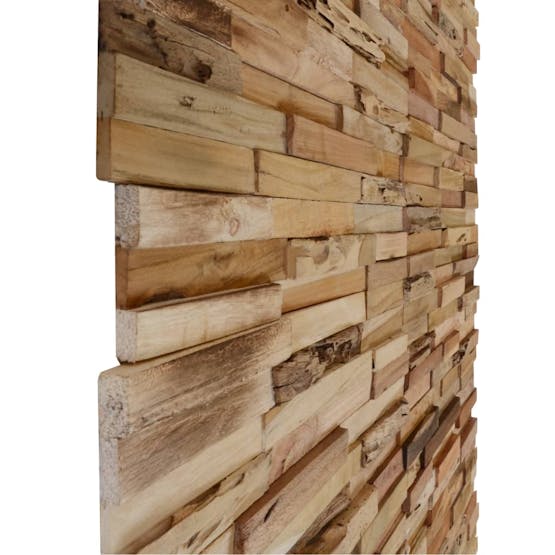 Vidaxl Wall Cladding Panels 10 Pcs 1.03 M² Recycled Teak Wood Vidaxl Wall Cladding Panels 10 Pcs 1.03 M² Recycled Teak Wood