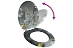 vidaXL 141481 Toilet Seat With Mdf Lid New York Design vidaXL 141481 Toilet Seat With Mdf Lid New York Design