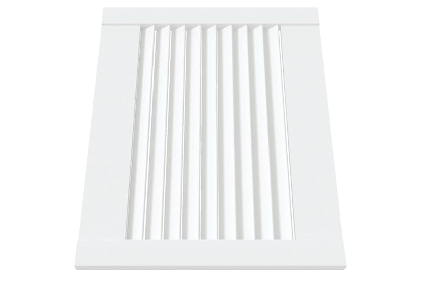 vidaXL 151146 Louvred Doors 2 Pcs Solid Pine Wood White 39.5x49.4cm vidaXL 151146 Louvred Doors 2 Pcs Solid Pine Wood White 39.5x49.4cm