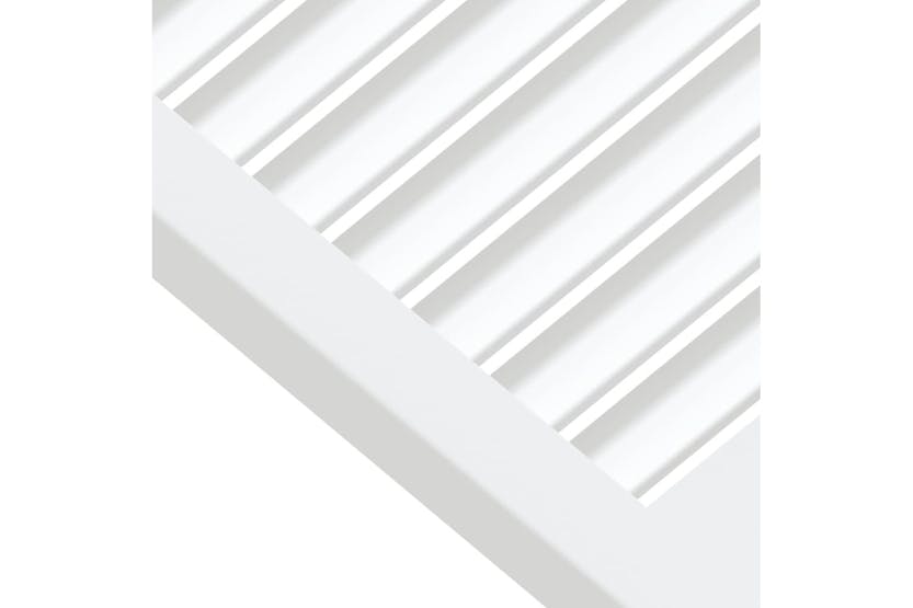 vidaXL 151157 Louvred Door Solid Pine Wood White 61.5x59.4cm vidaXL 151157 Louvred Door Solid Pine Wood White 61.5x59.4cm